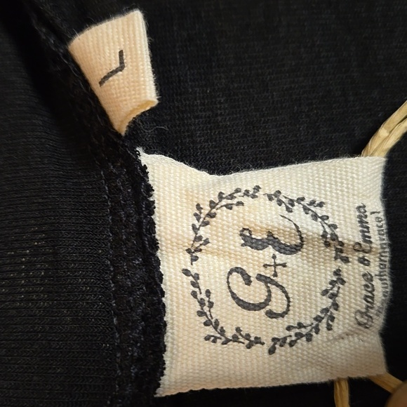 Grace And Emma Chic Black and White Long Sleeve Dress (2b) - Picture 4 of 4